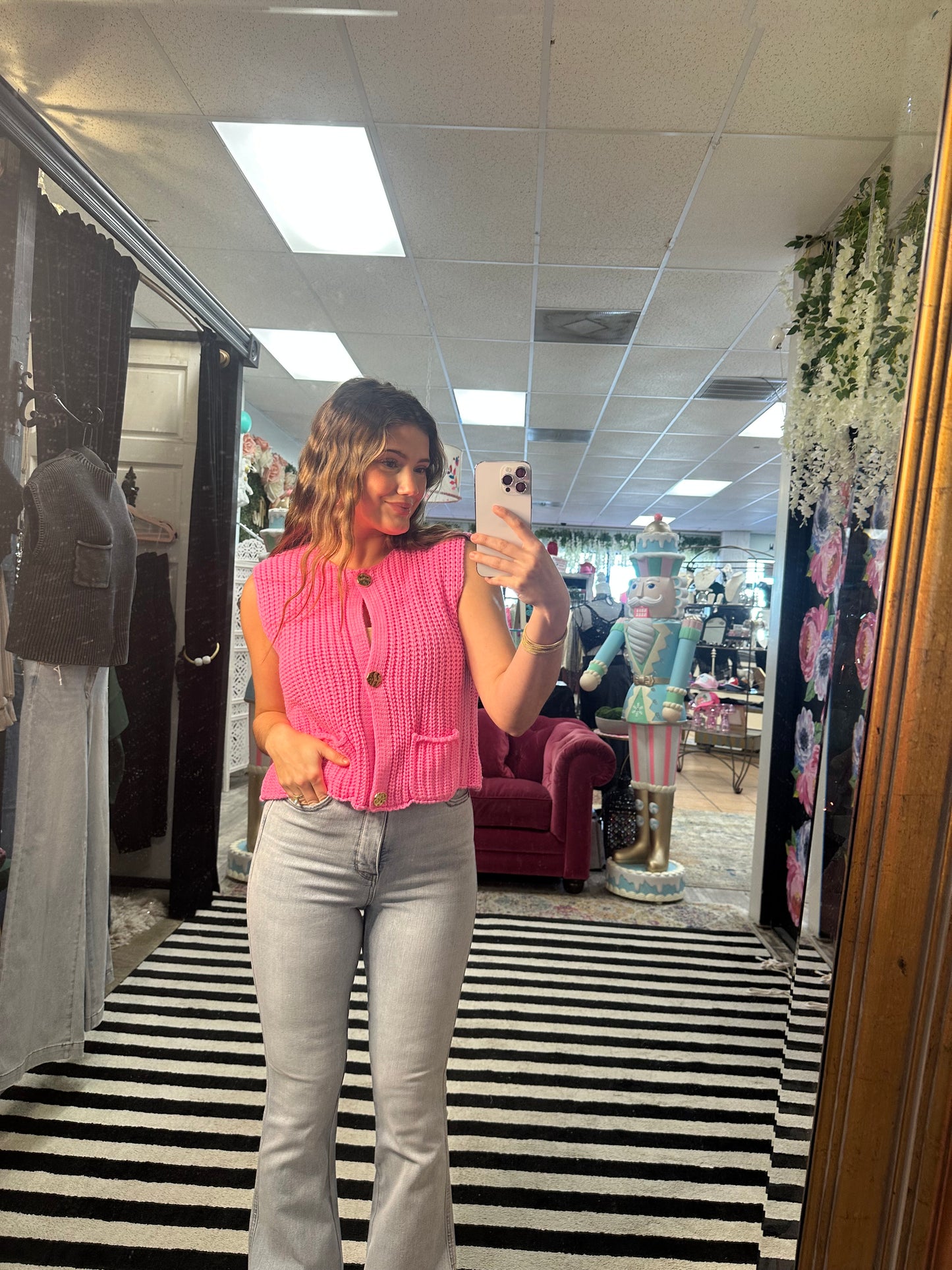 Perfectly Pink Sweater Top