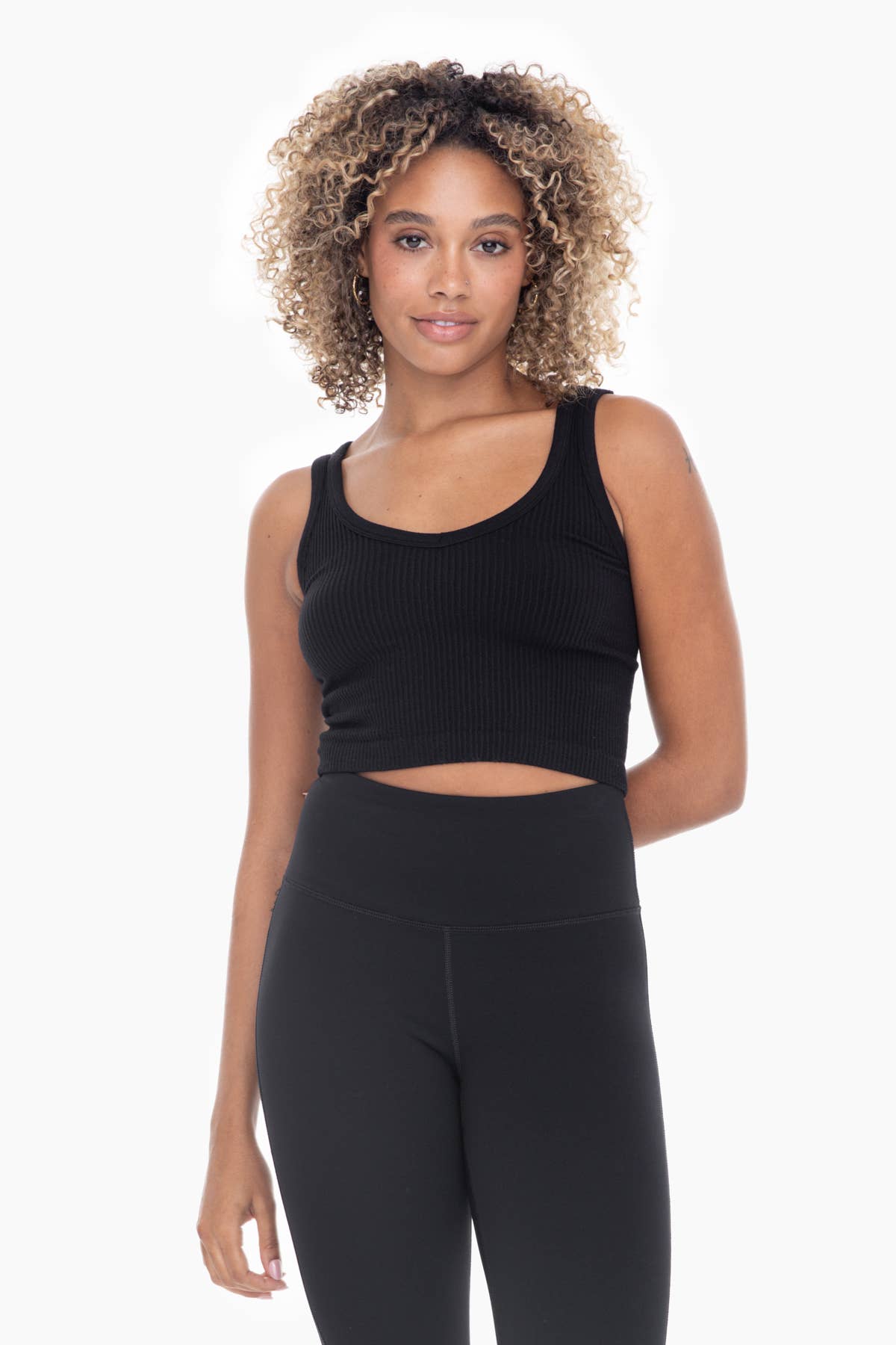 MB Ribbed Crop Tank