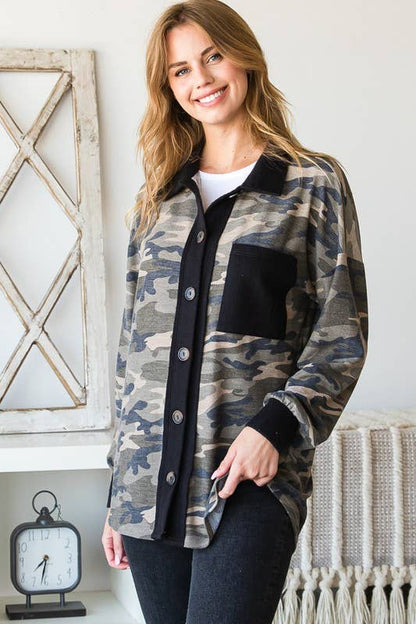Camo Shacket