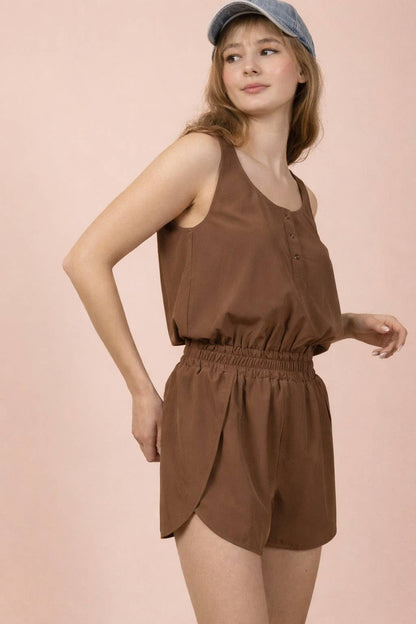 Midnight & Mocha Romper