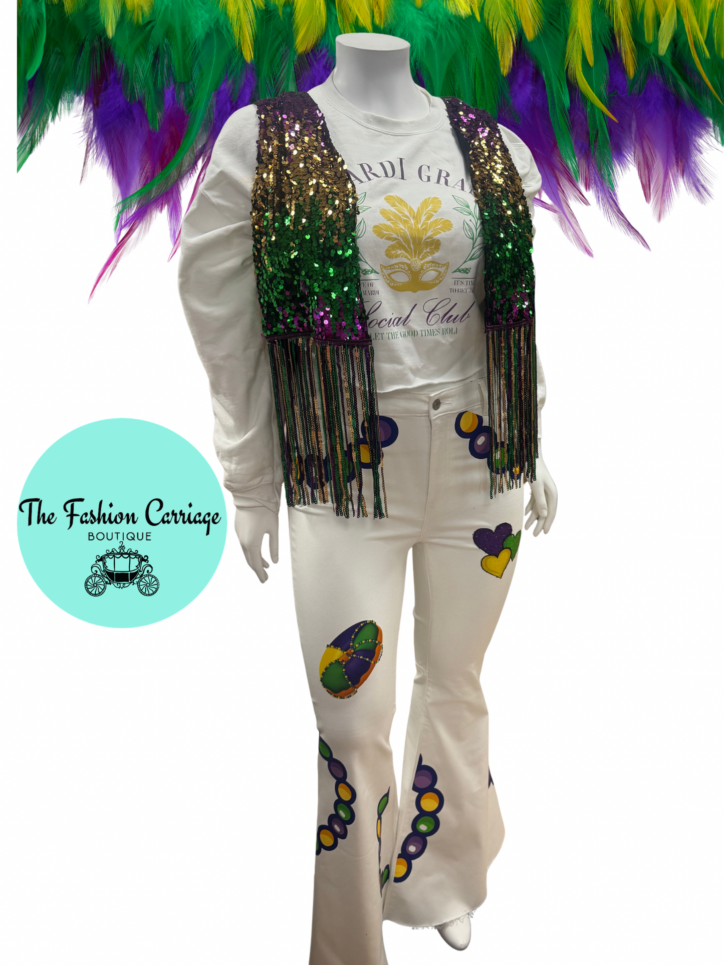 Custom Mardi Party Pants