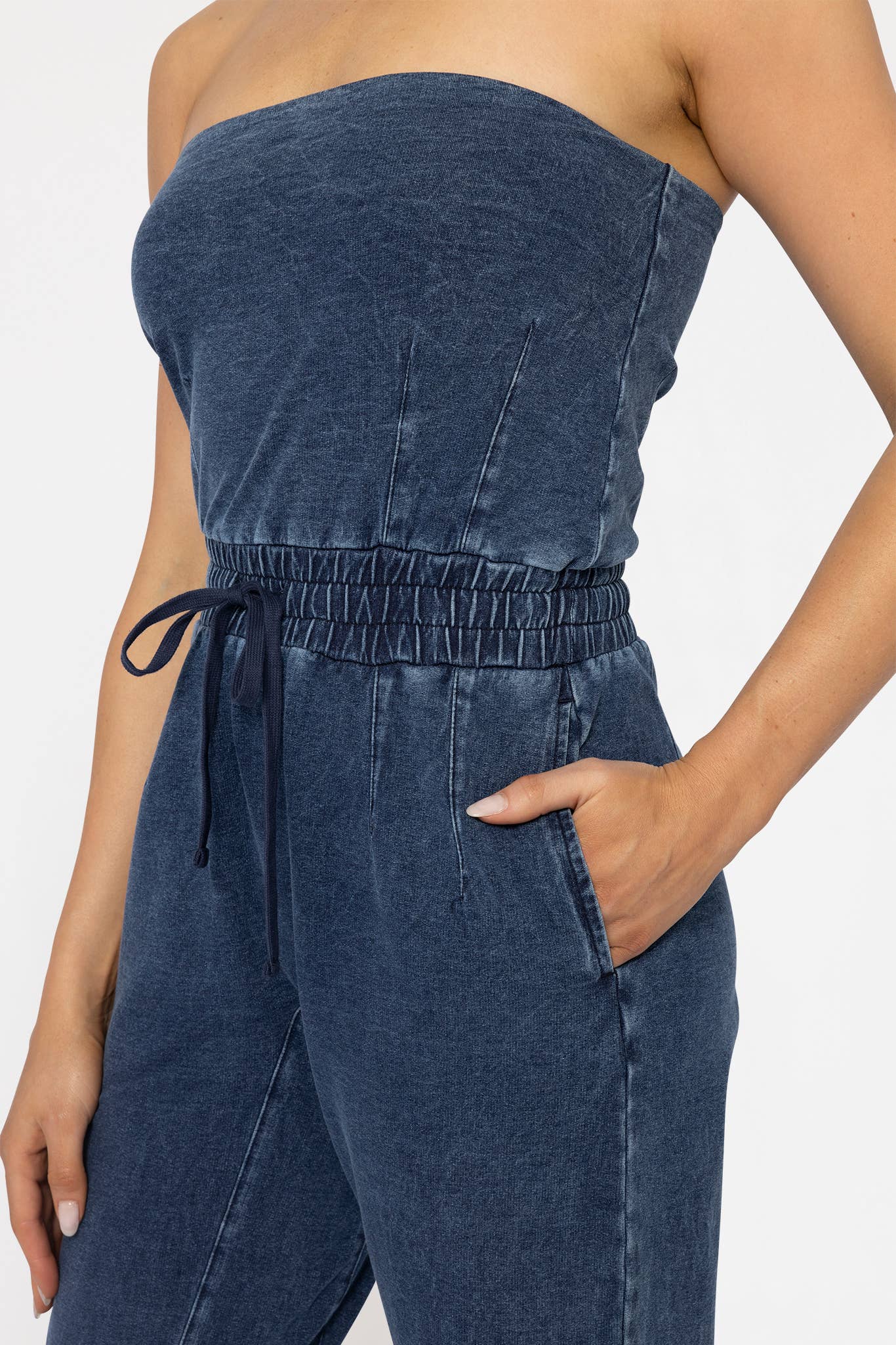 Denim Romper