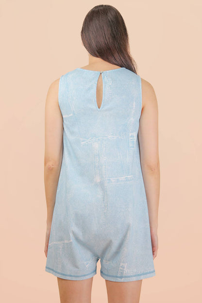 Stonewashed Stroll Romper