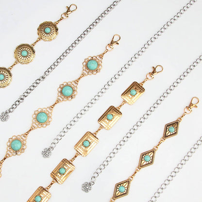 VINTAGE TURQUOISE CHAIN BELTS