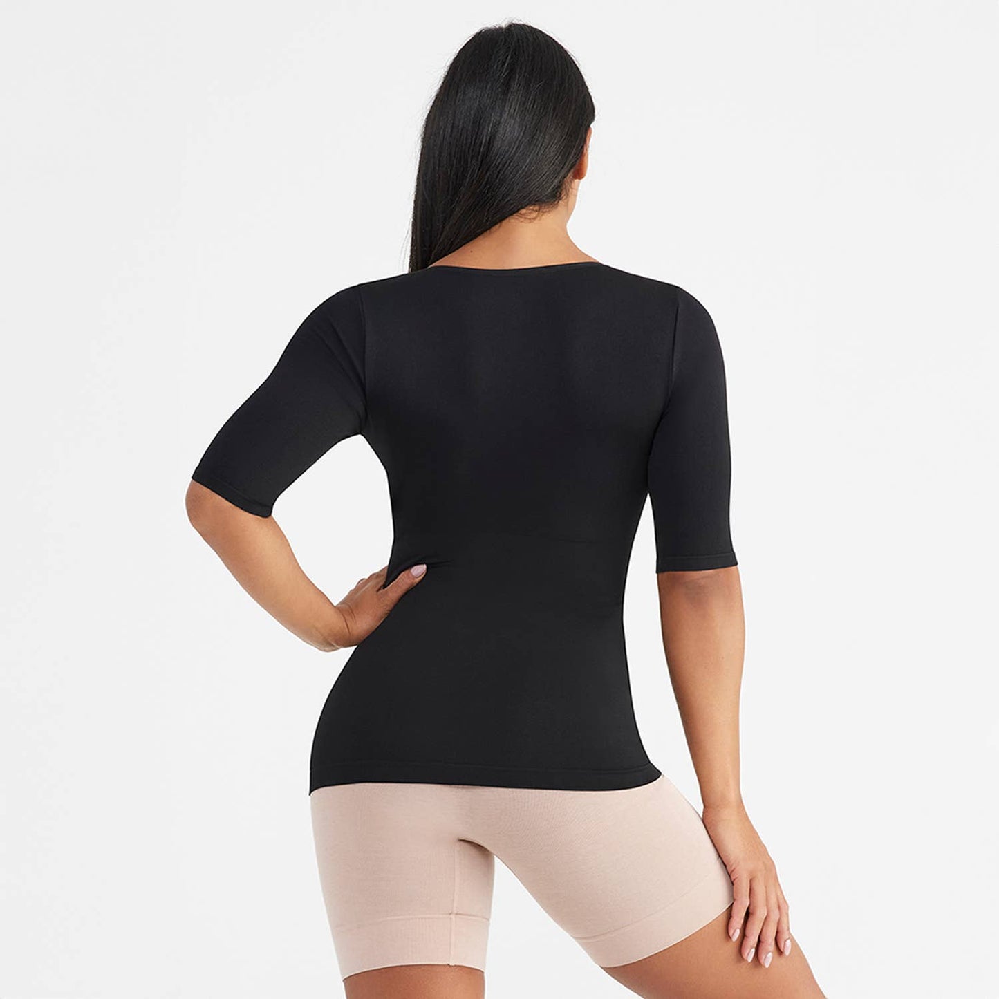 Willow V-Neck 3/4 Sleeve Shaping Top