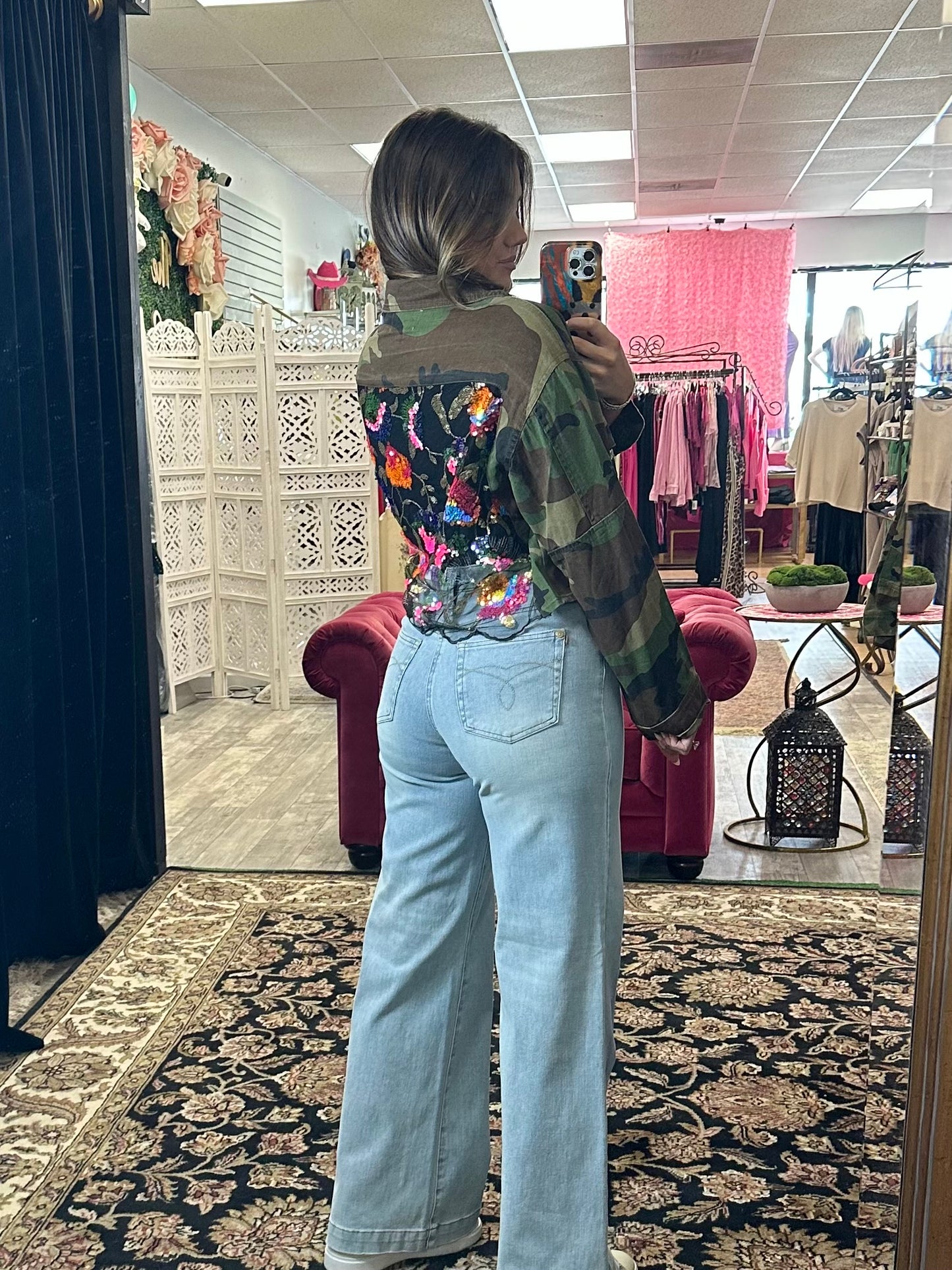 Camo Contrast Jacket