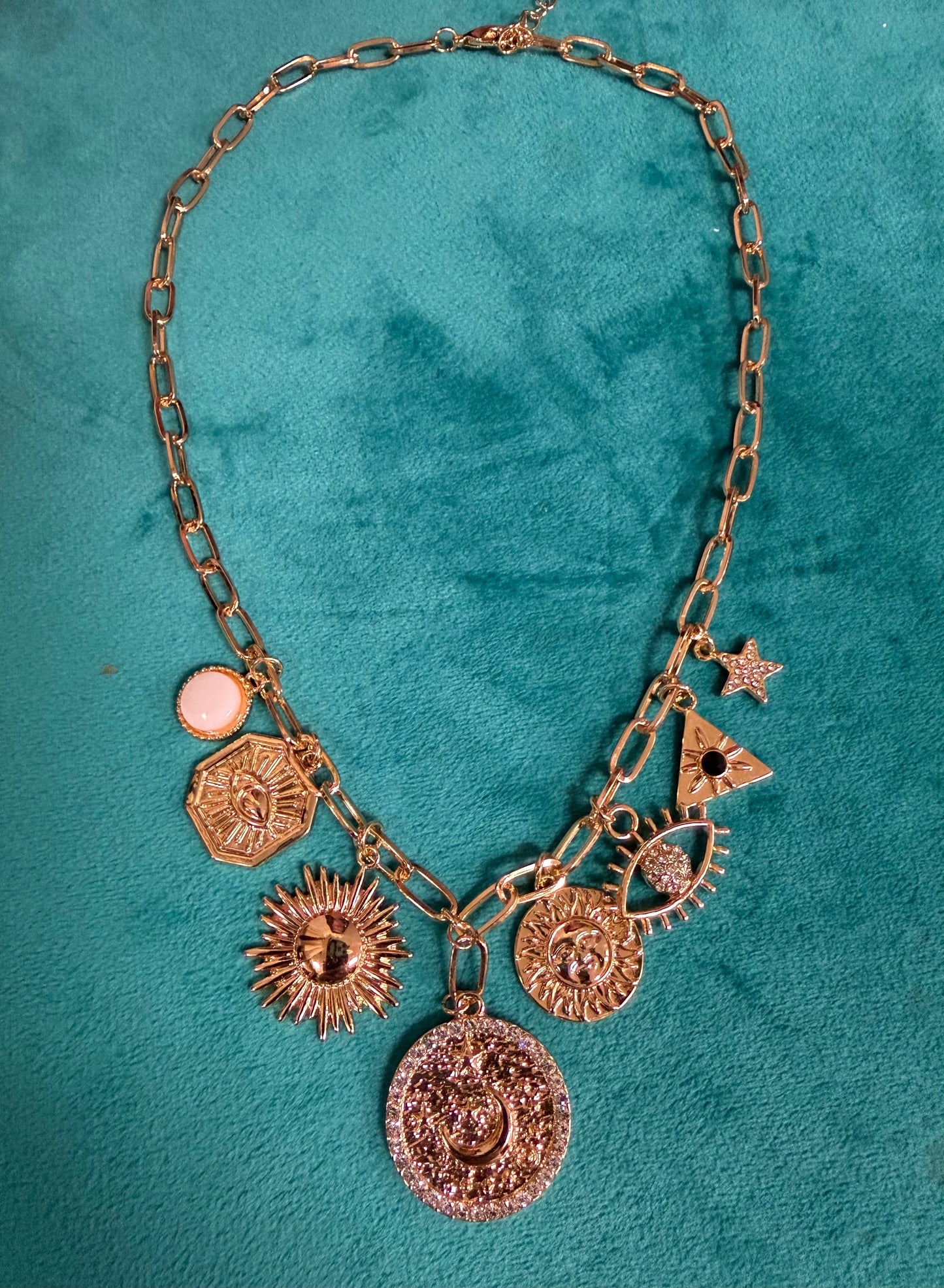 Good Vibes Only Charm Necklace