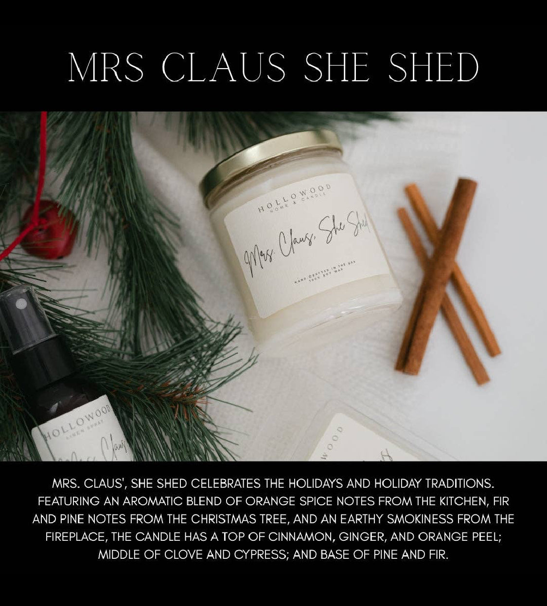 Mrs. Claus She Shed l LINEN SPRAY