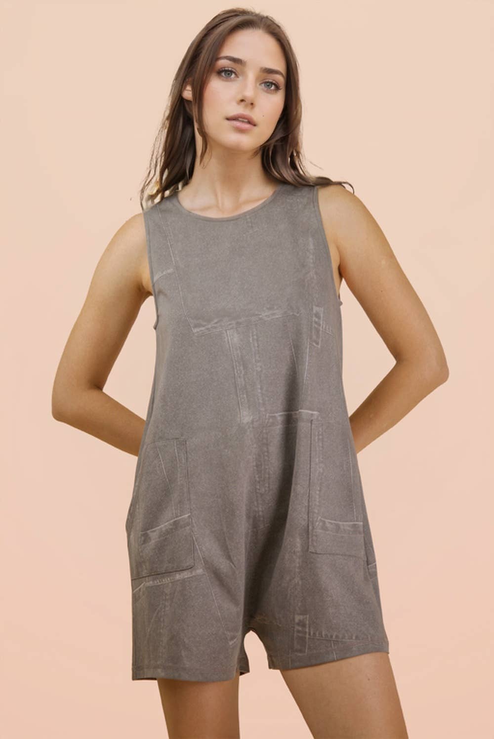 Stonewashed Stroll Romper