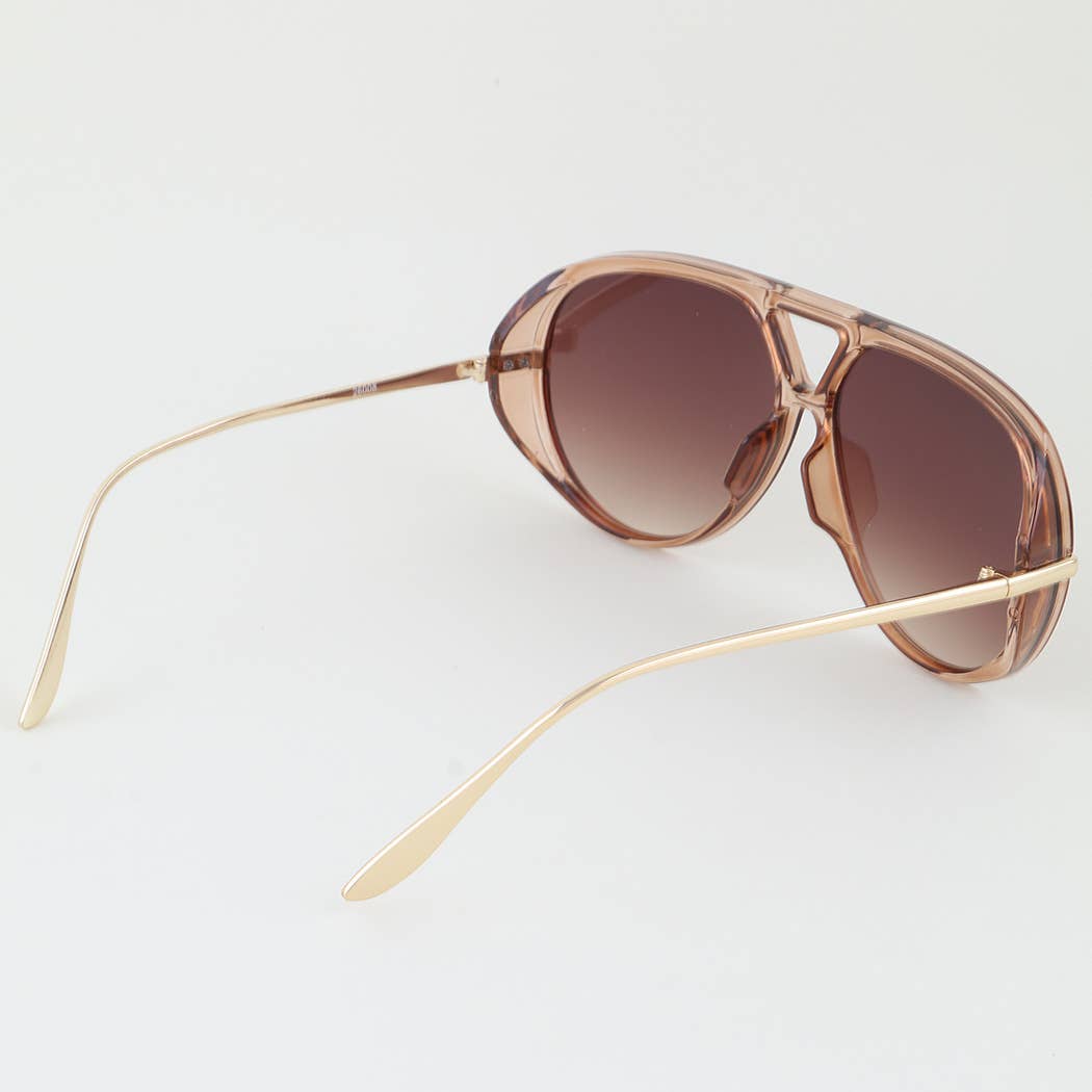 Elegant Round Aviator Sunglasses