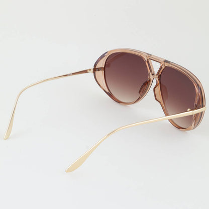 Elegant Round Aviator Sunglasses