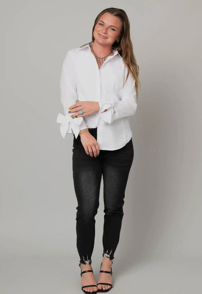 Buttons and Bows Blouse