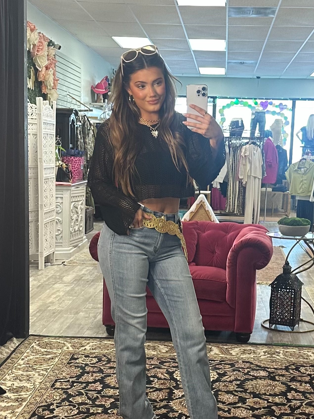 Black Knitted Top