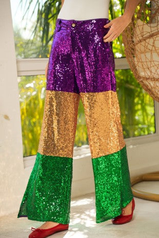 Throw Me Something Sequin Pants