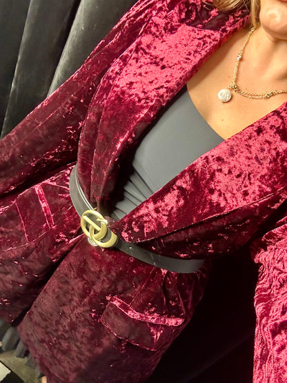 Velvet Blazer