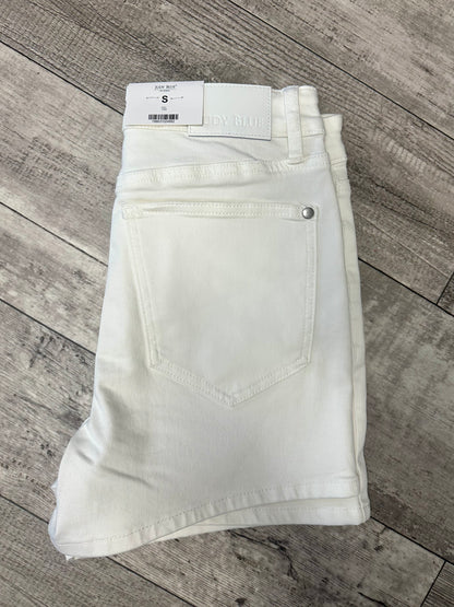 White Judy Blue Shorts