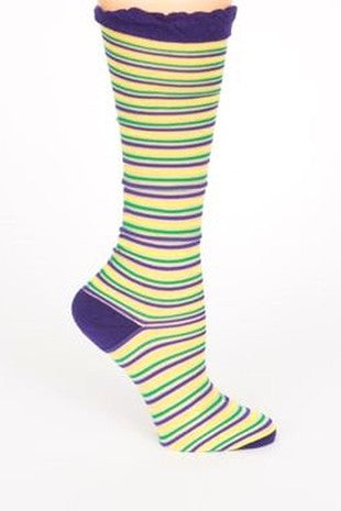 Mardi Gras Socks