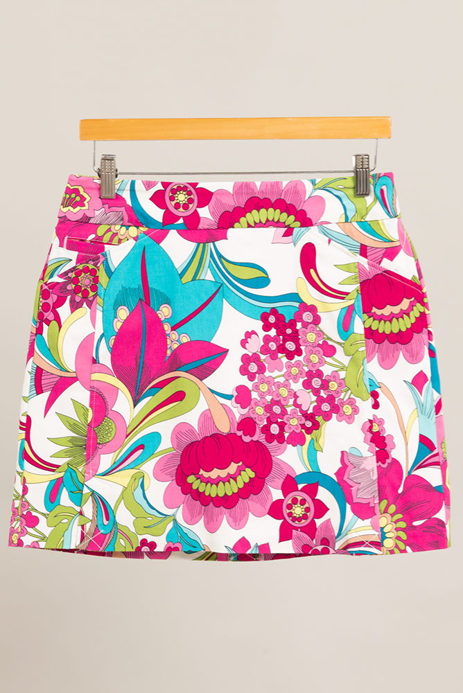 Floral Print Summer Short/Skort