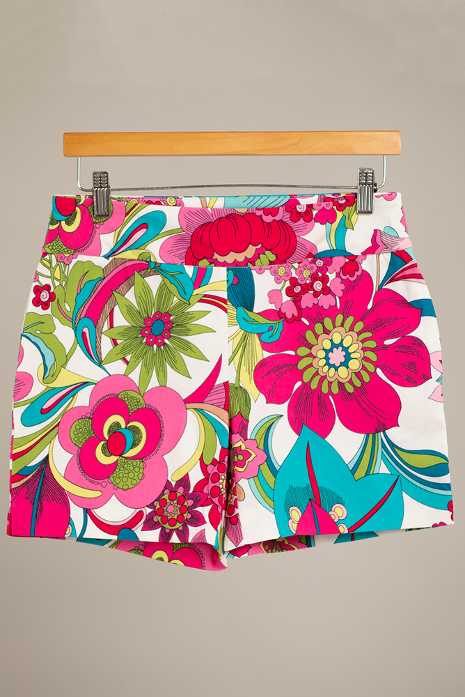 Floral Print Summer Short/Skort