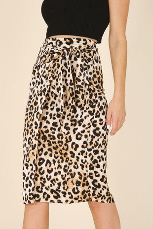 Cheetah Print Skirt