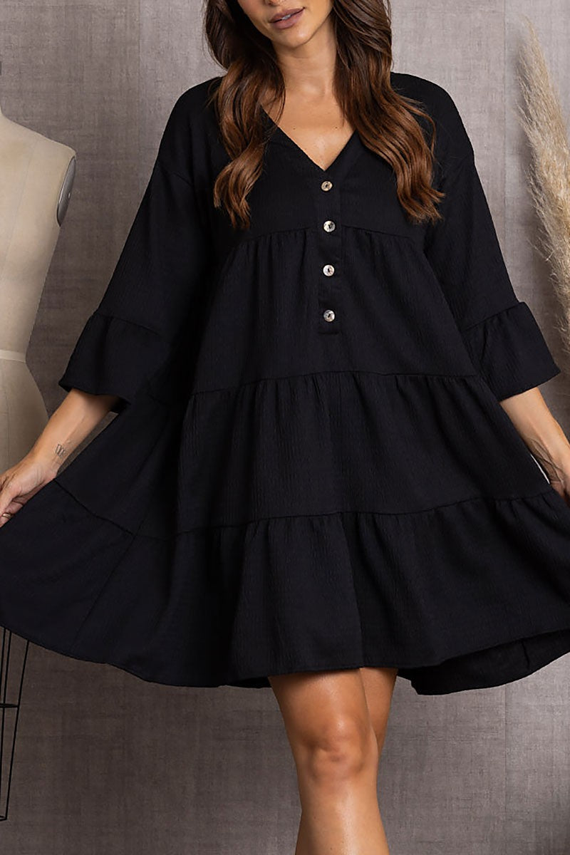 Ruffle Midi Dress