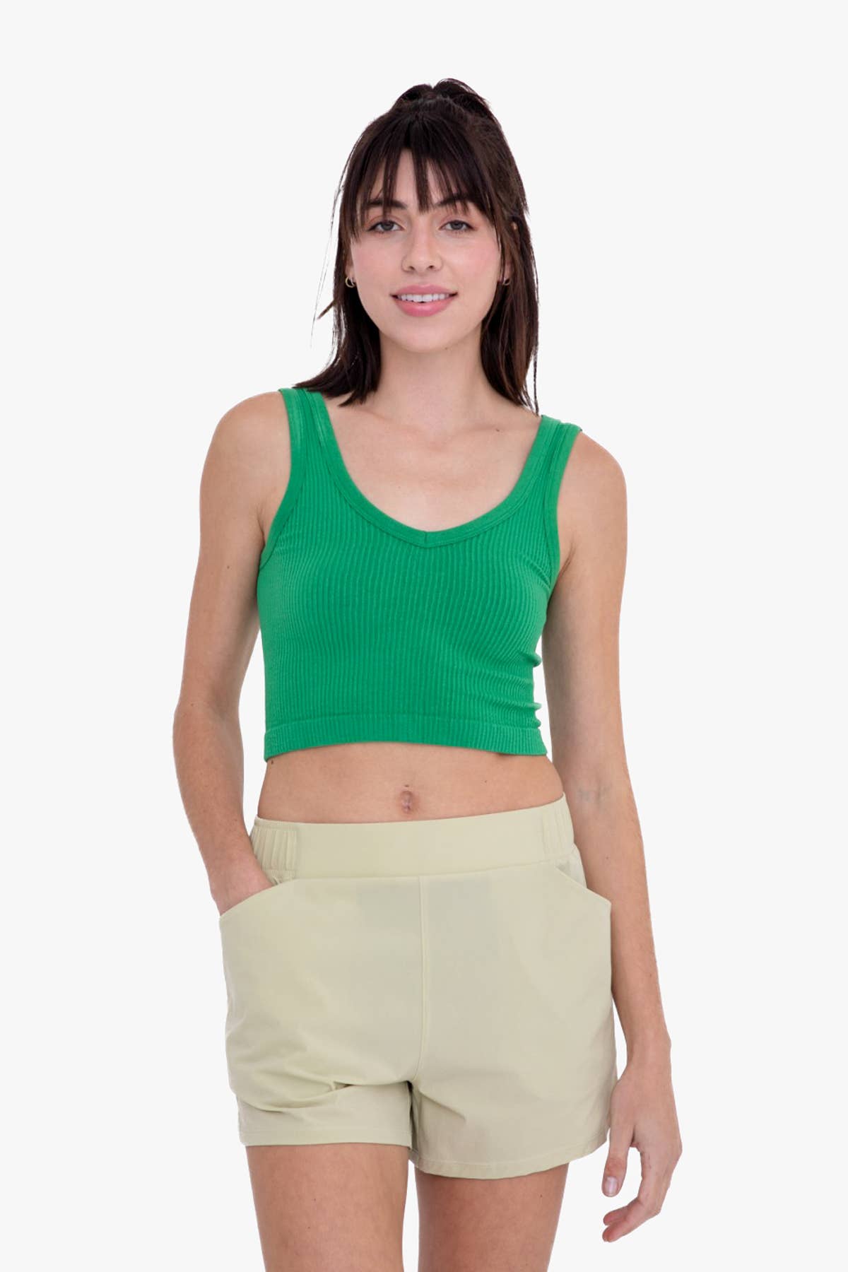 MB Ribbed Crop Tank