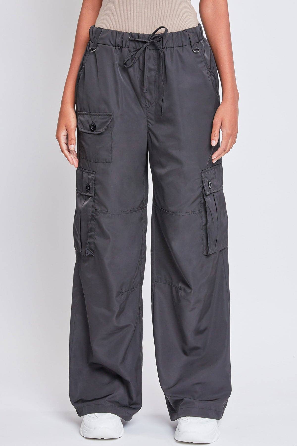 Black Relaxed Cargo Pants