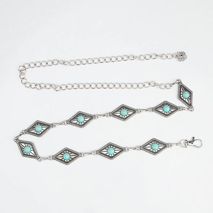 VINTAGE TURQUOISE CHAIN BELTS
