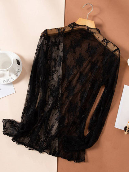 Lace Long Sleeve Top