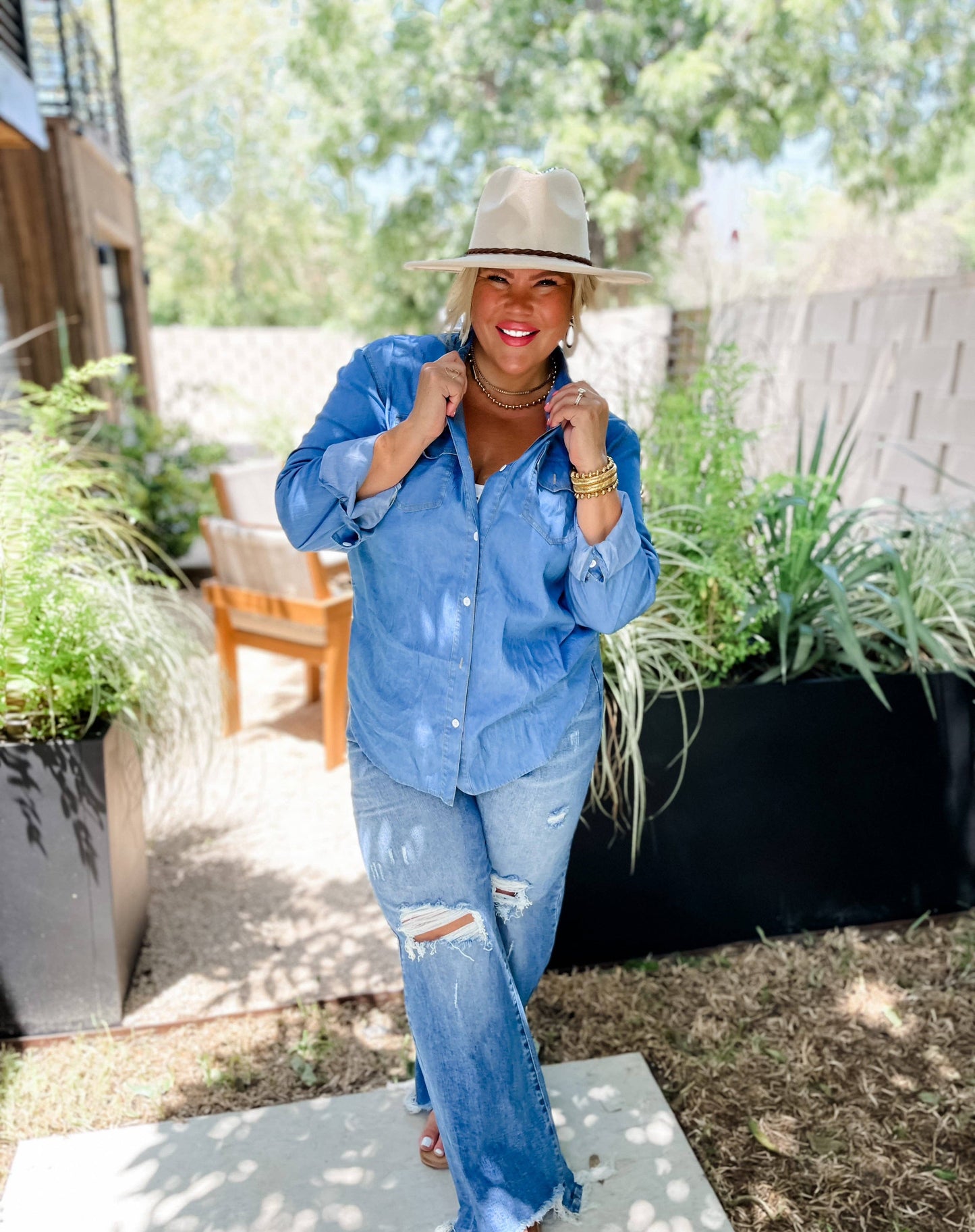 DAKOTA DENIM TOP