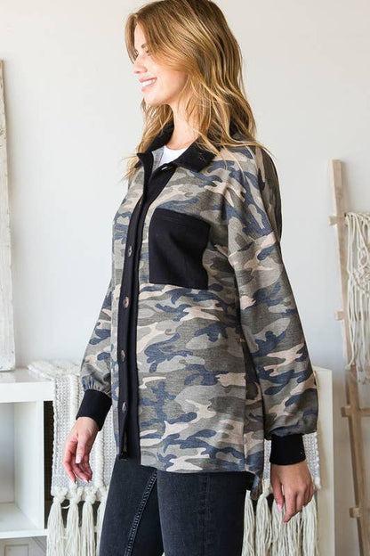 Camo Shacket