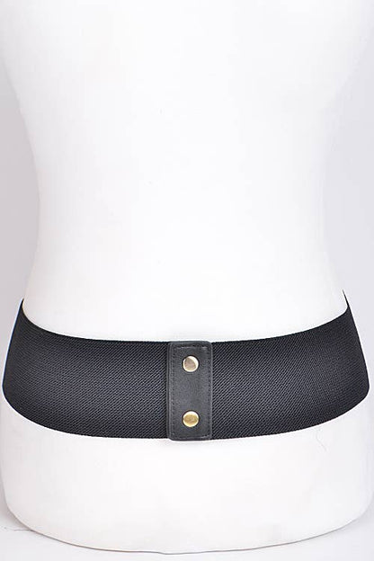 Corset Belt With Ribbon Detail