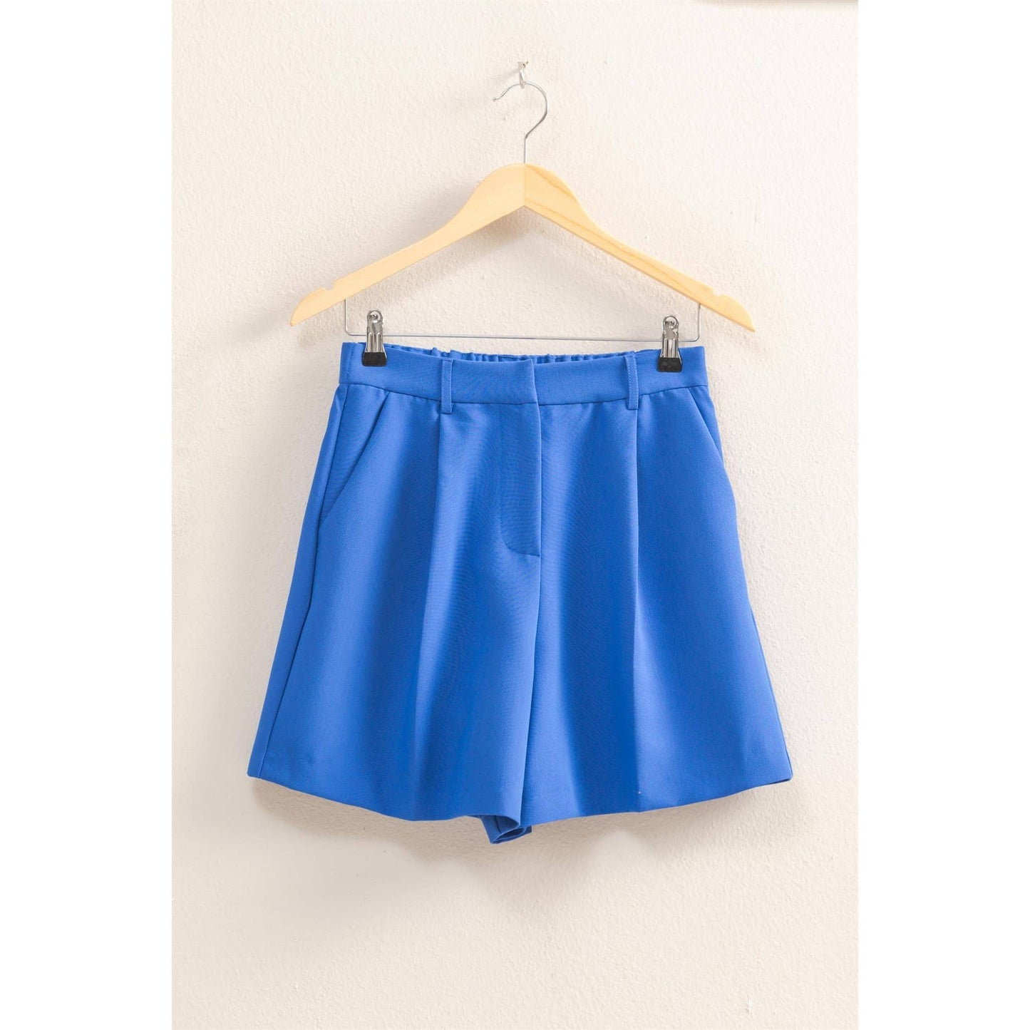 High Waist Pleated Chic Shorts