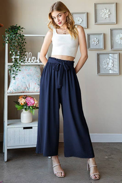 Paper Bag Waistband Pants