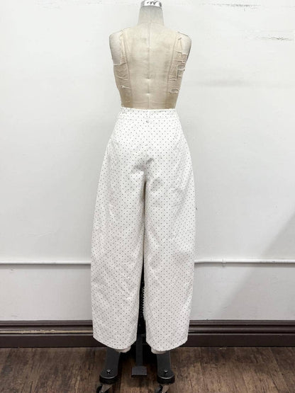 Polka Dot Wide Leg Pants