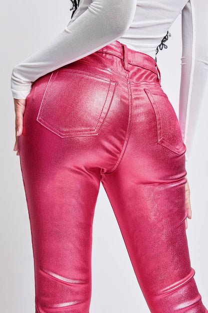 Junior High Rise Metallic Skinny Jean