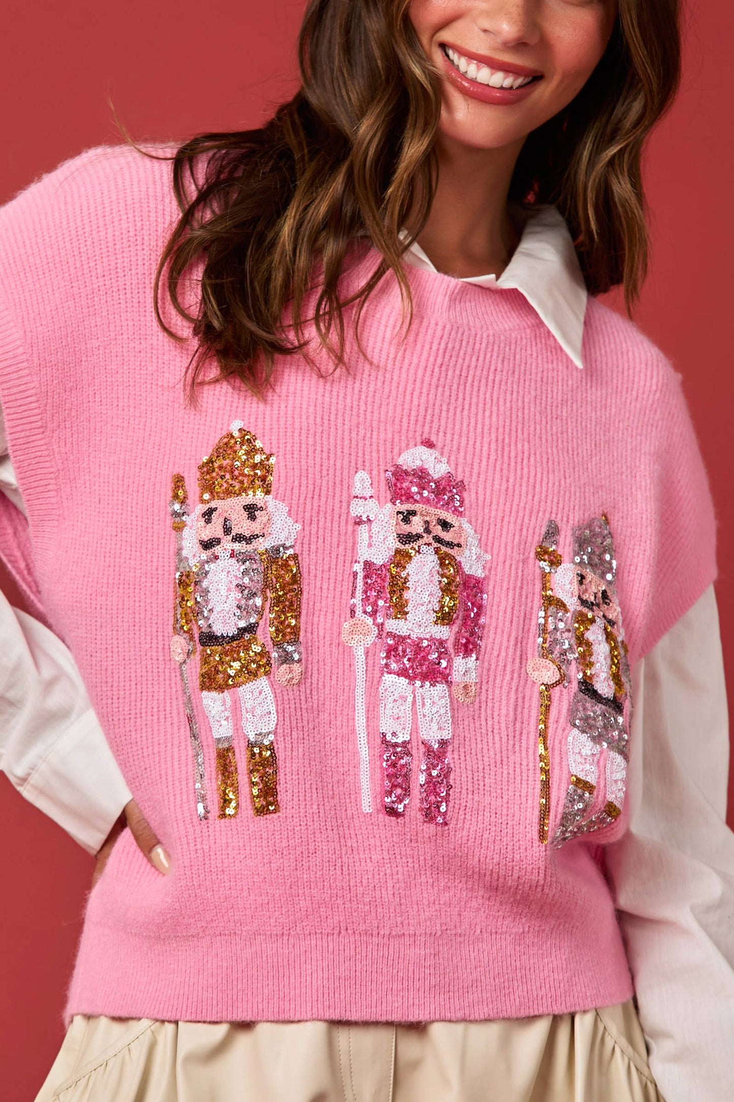 Nutcracker Sweater Vest