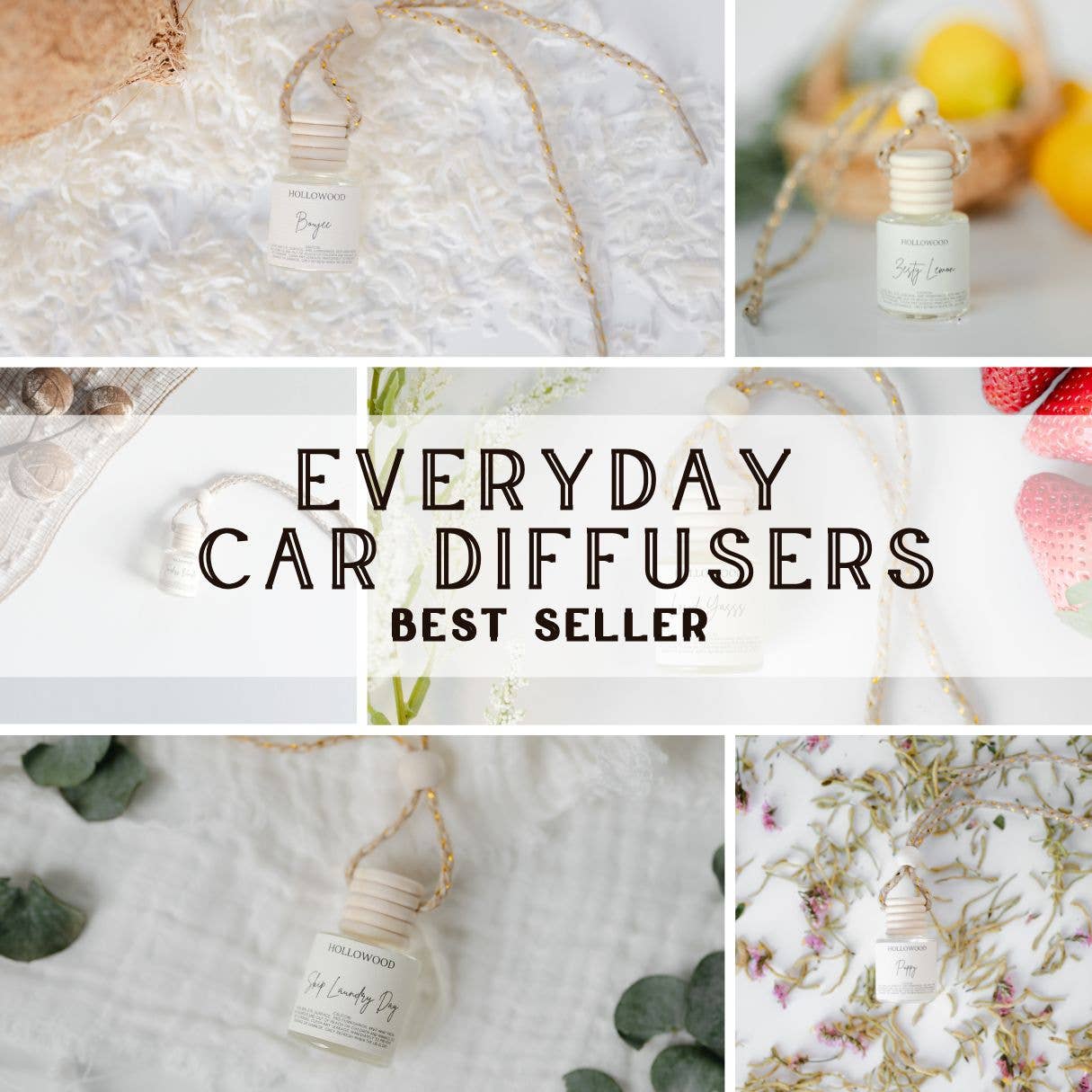 EVERYDAY CAR DIFFUSERS: TIMELESS VANILLA
