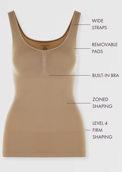 Sadie Shaping Tank w/ Removable Pads