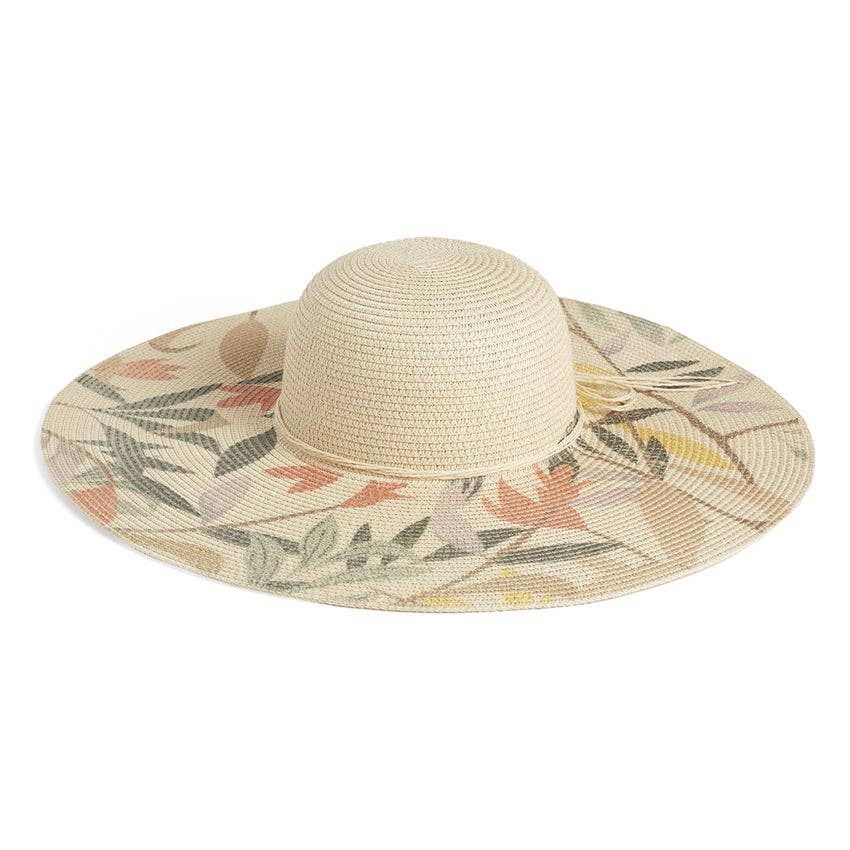 Printed Oversized Floppy Hat