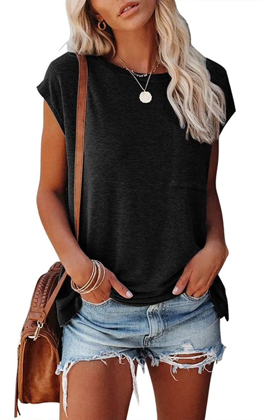 Short Cap Sleeve Tee