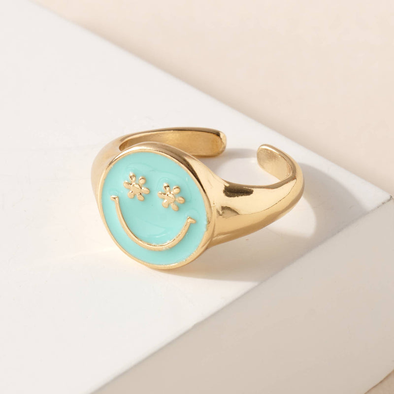 Smiley Face  Ring