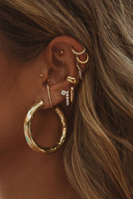 Gold Balloon Earrings