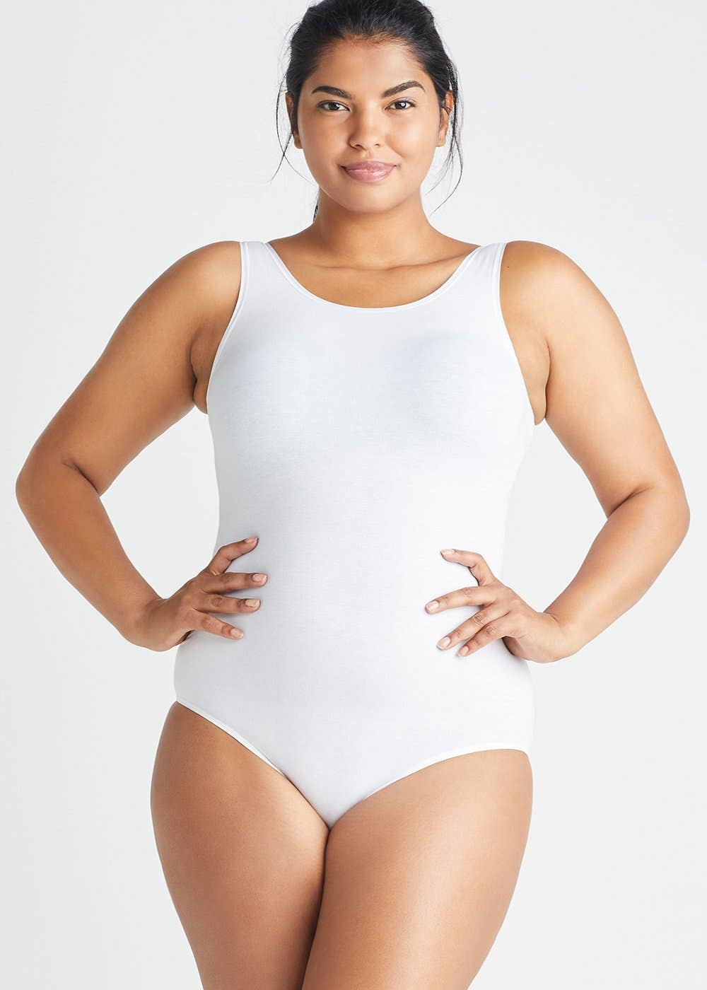 Ruby Shaping Full Back Bodysuit - Cotton Seamless