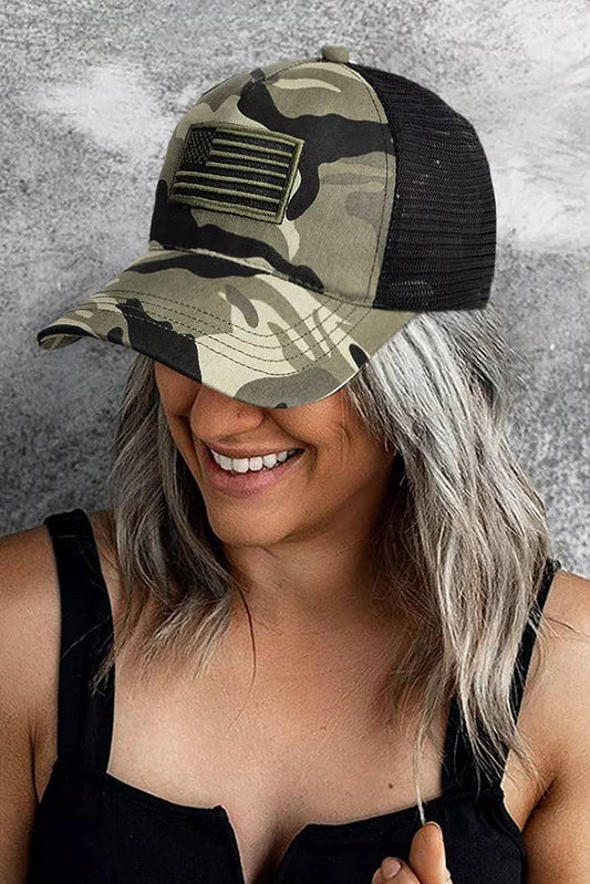Camo USA Baseball Cap