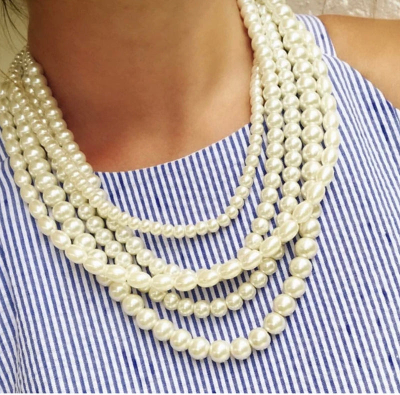 Grace multi layer pearls