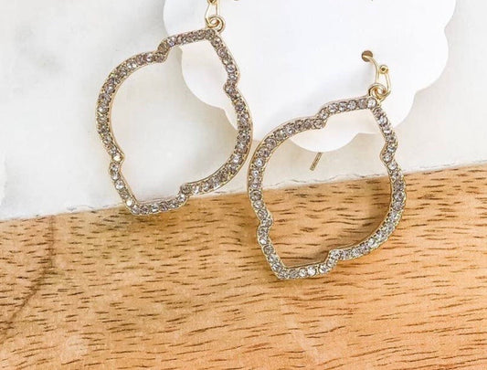 Marquee Pave Earrings