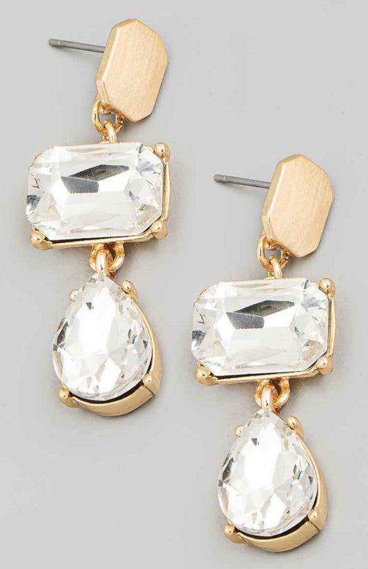 Glass Drop Earrings